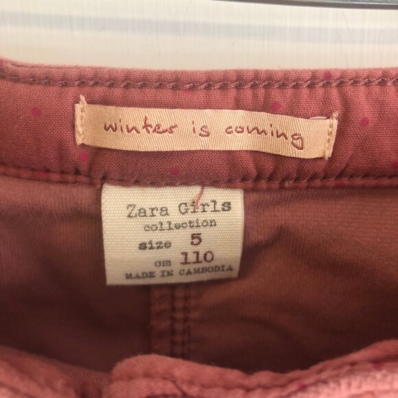 Zara size 5 girls velour mini skirt - Picture 3 of 7